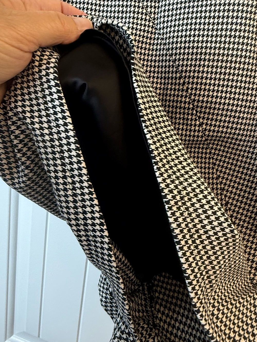 A.L.C. Jupiter Houndstooth Mini Skirt sz 0 - Picture 7 of 10